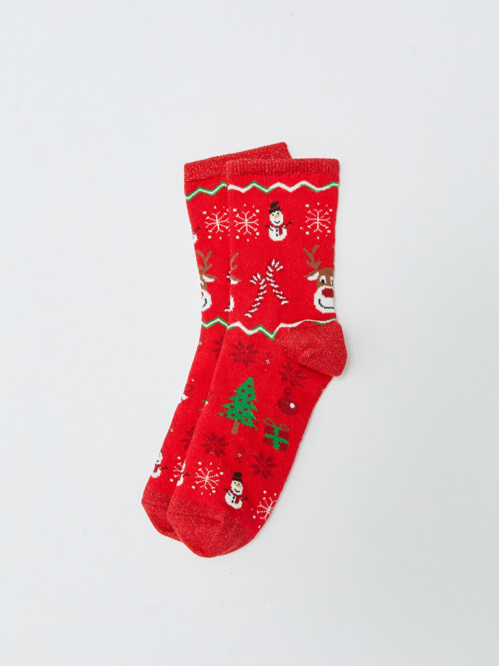 Božićne tematske čarape do gležnja za devojčice-2