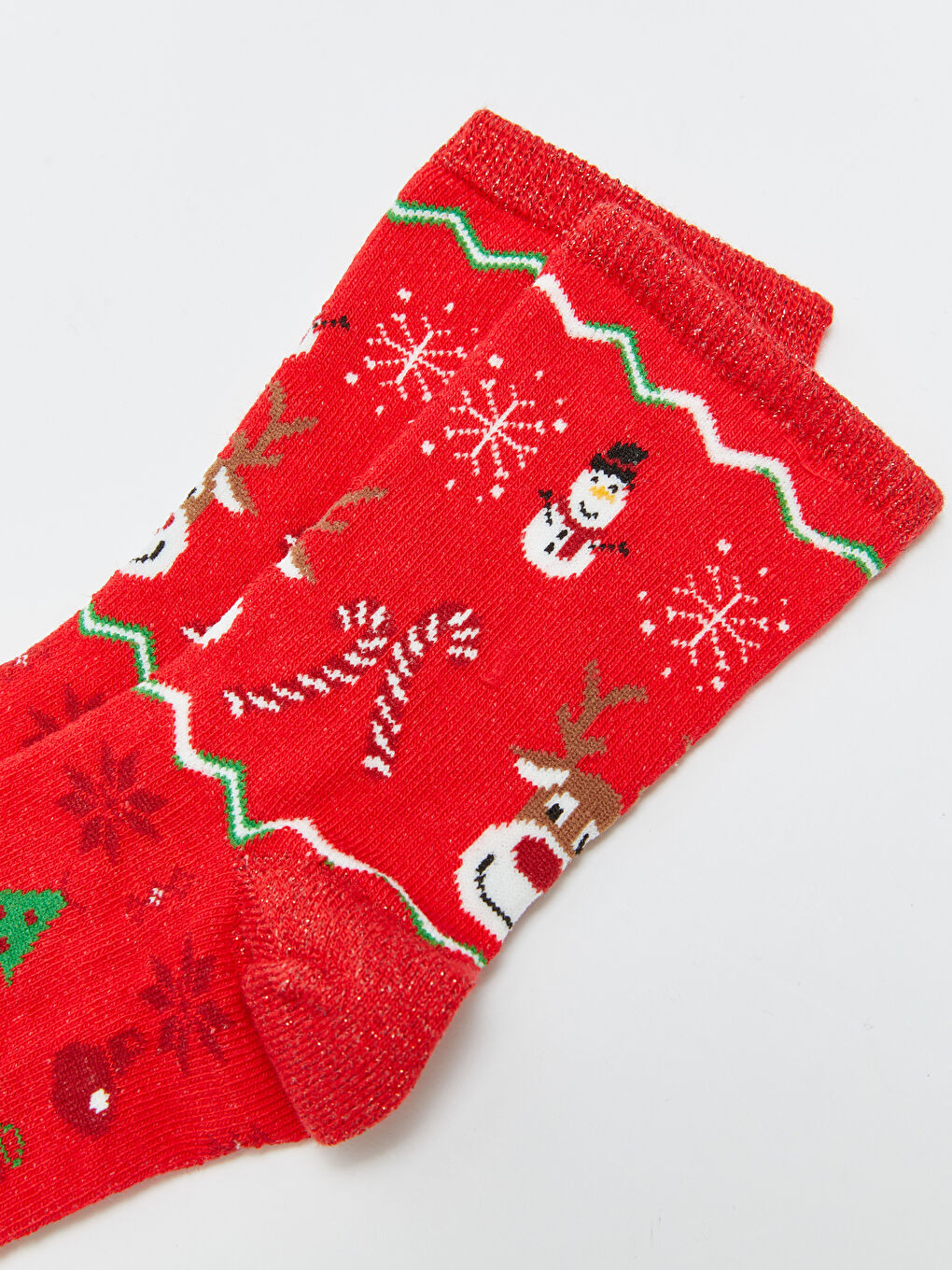Božićne tematske čarape do gležnja za devojčice-4