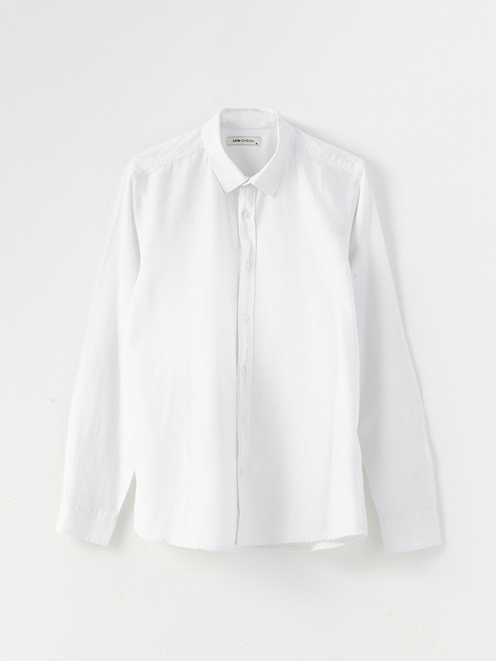 XSIDE Slim Fit Long Sleeve Gabardine Men's Shirt -W2EA36Z8-Q6K