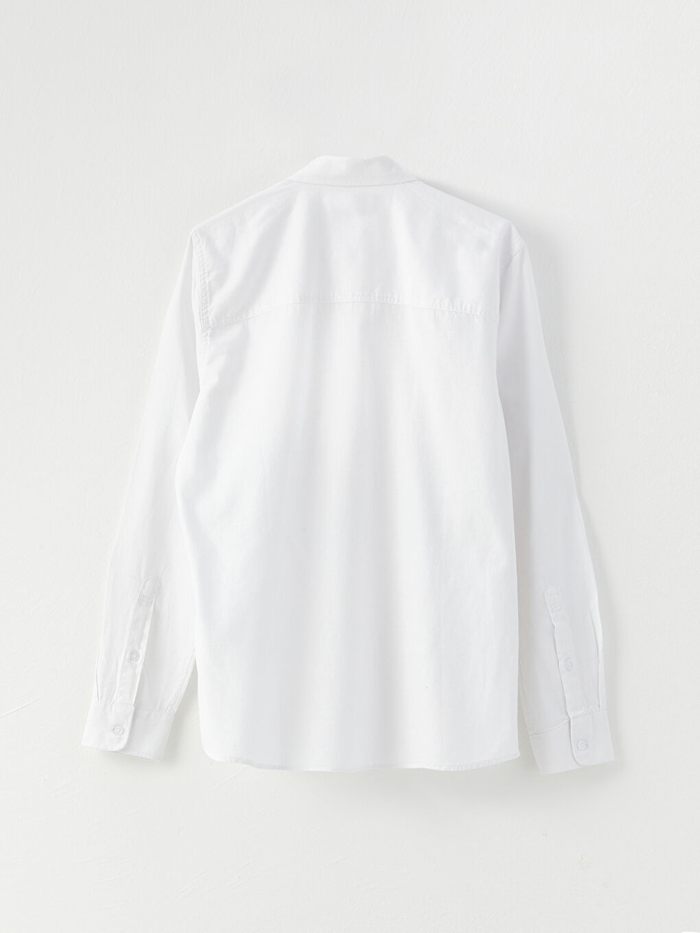 XSIDE Slim Fit Long Sleeve Gabardine Men's Shirt -W2EA36Z8-Q6K