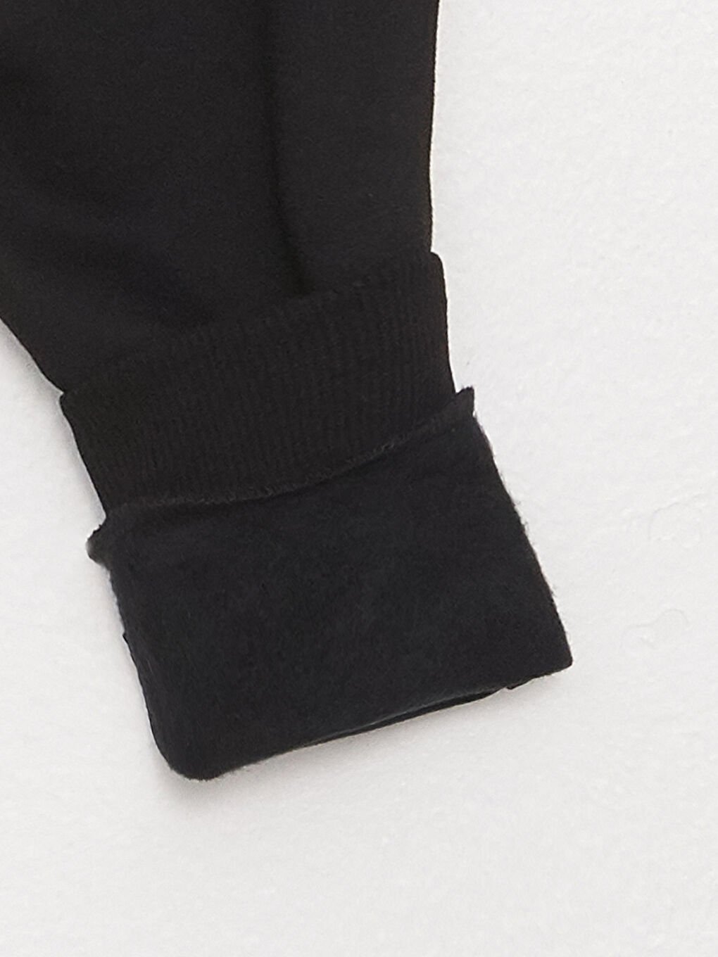 Siyah Bisiklet Yaka Uzun Kollu Erkek Bebek 2'li Takım-5