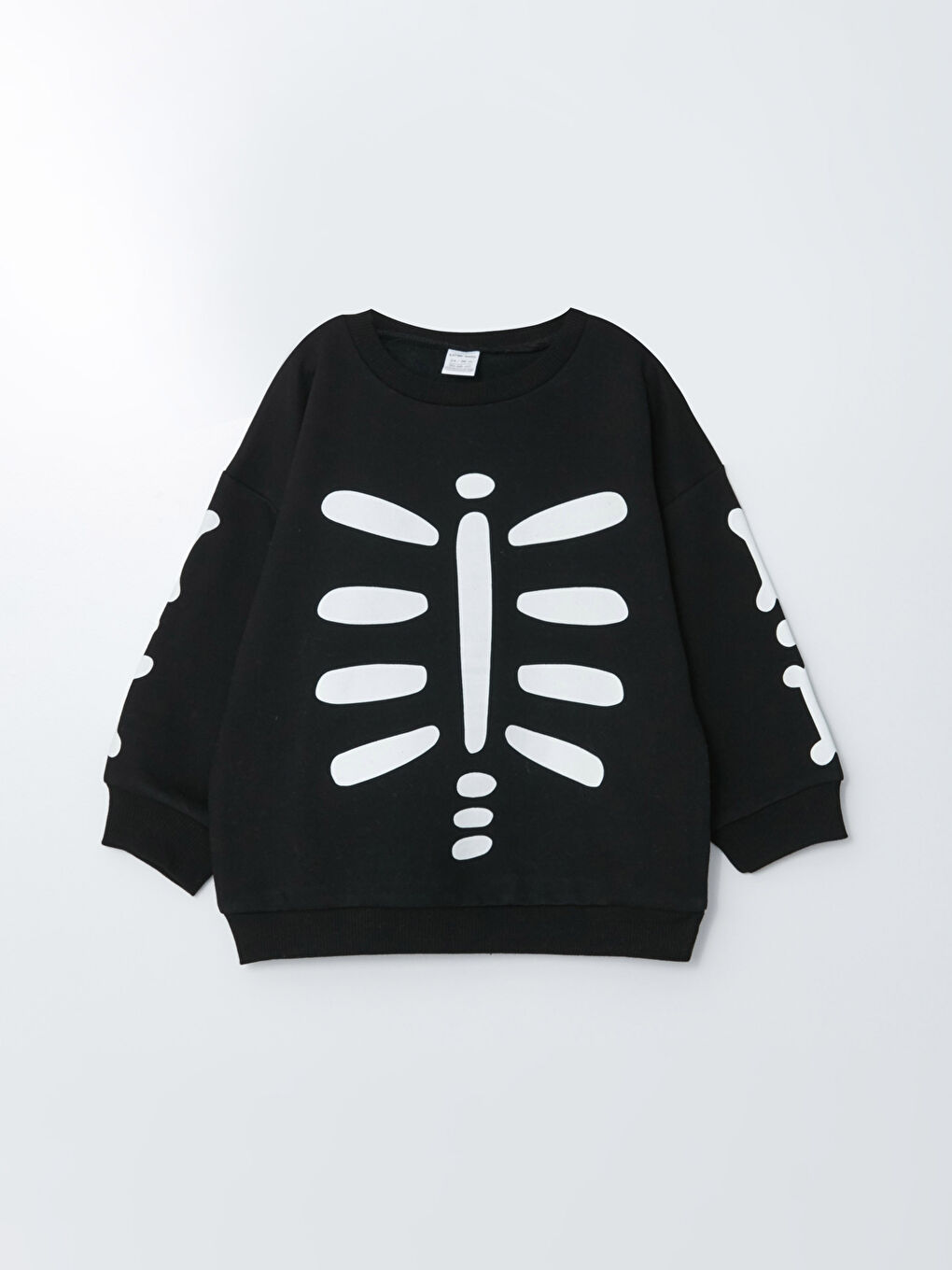 Siyah Bisiklet Yaka Uzun Kollu Erkek Bebek 2'li Takım-2