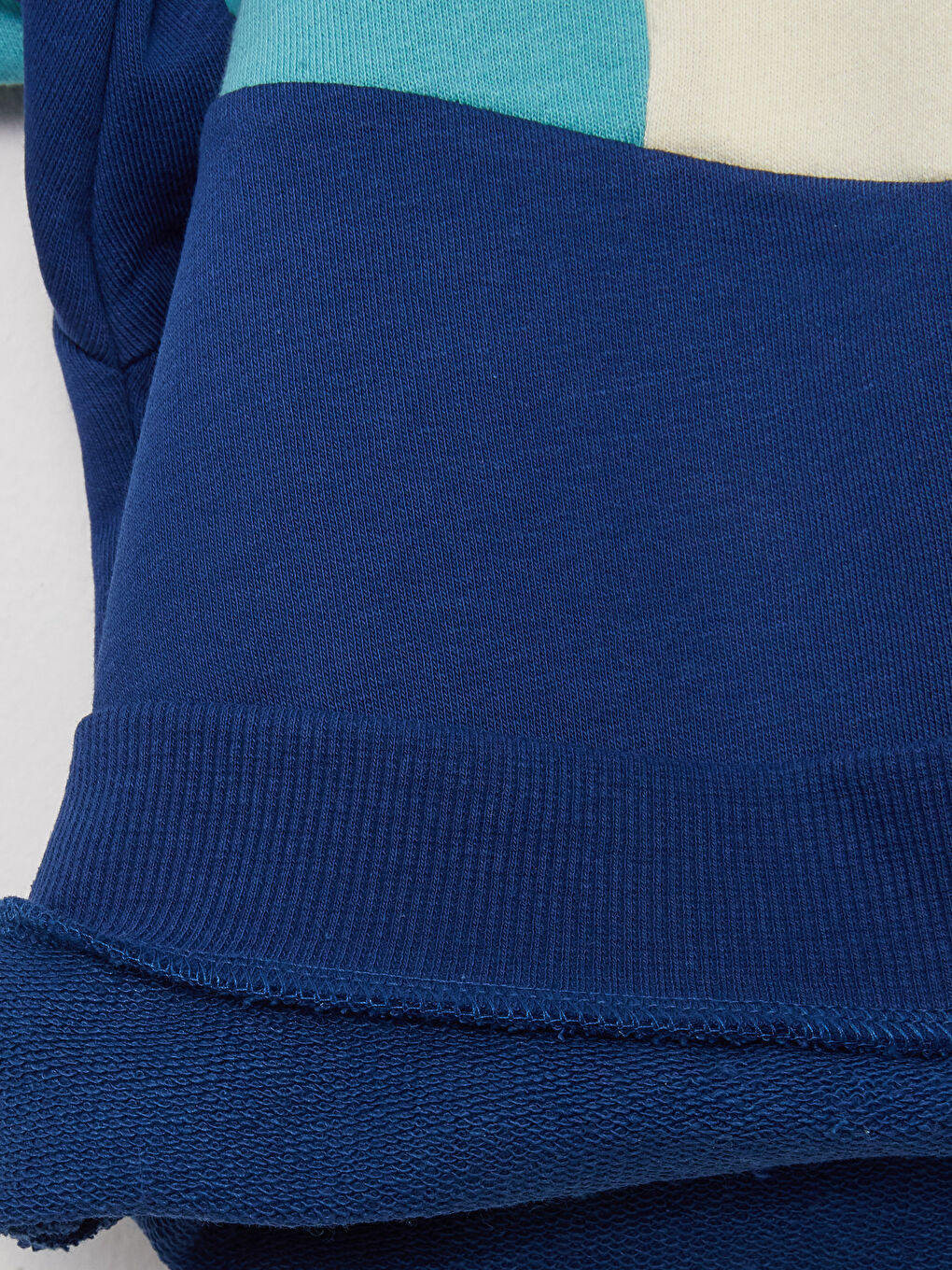 Lacivert Kapüşonlu Uzun Kollu Baskılı Erkek Bebek 2'li Takım-3