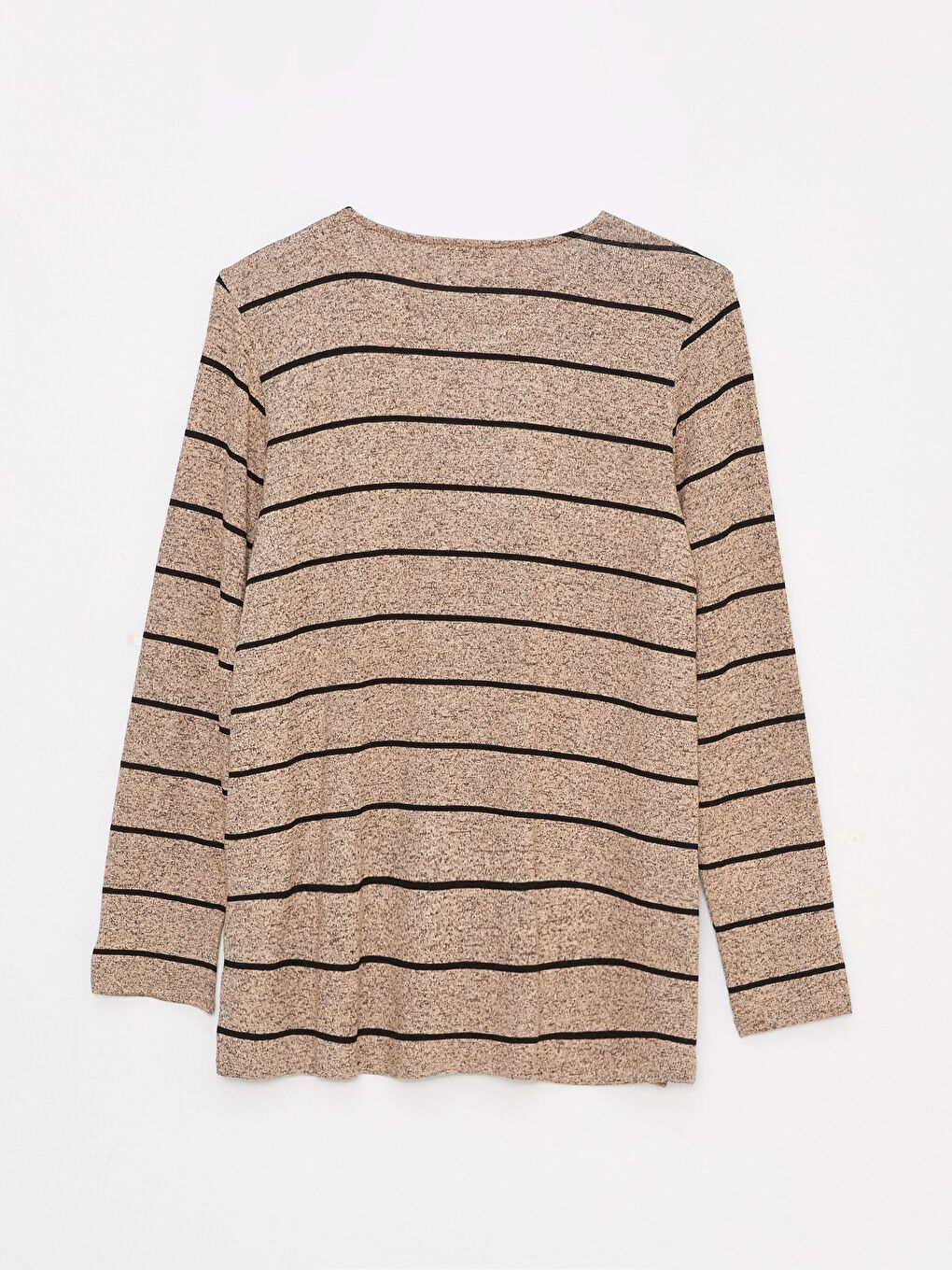 LCW Grace Crew Neck Striped Long Sleeve Women's T-Shirt -W2EA61Z8-LE8