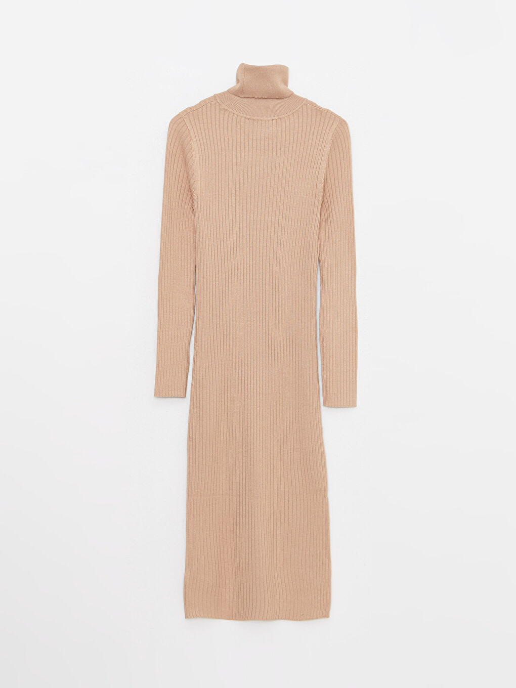 Turtleneck Plain Long Sleeve Women's Knitwear Dress -W2EA88Z8-SKQ