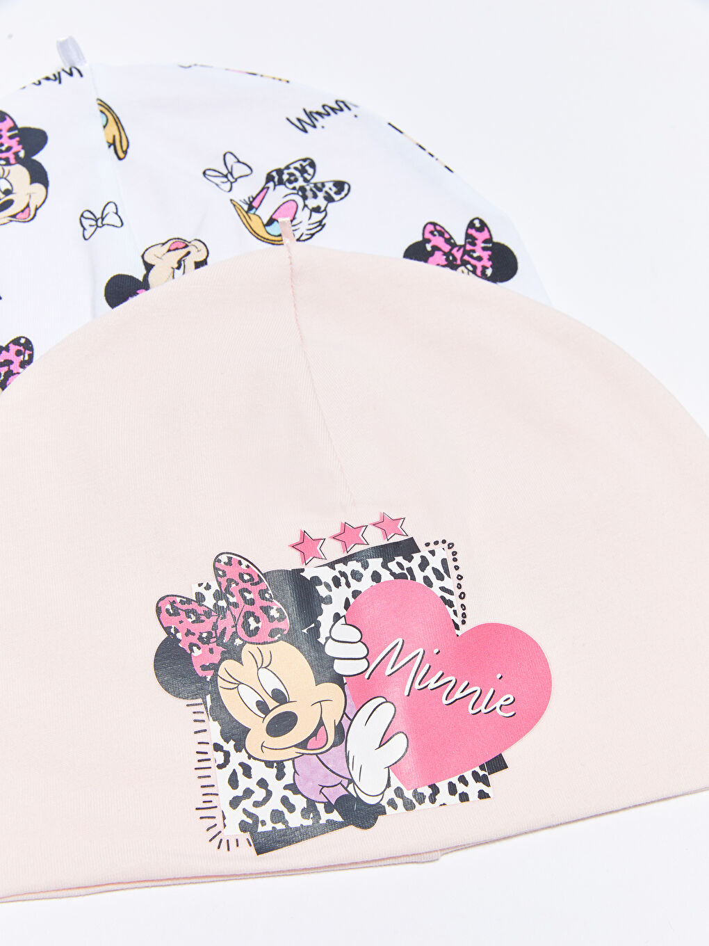 LCW ACCESSORIES Pembe Minnie Mouse Lisanslı Kız Çocuk Bere 2'li - 1