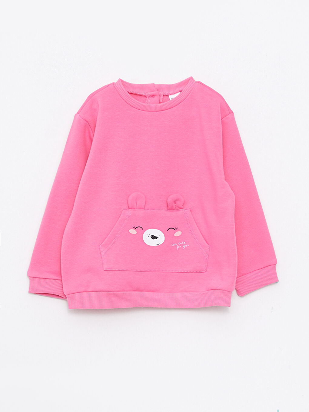 Свитшот для малышек девочек с круглым вырезом, длинным рукавом и принтом, 2 штуки-2