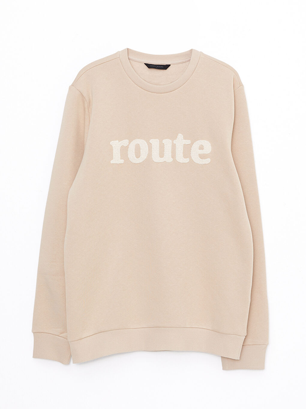 Crew Neck Printed Men's Thick Sweatshirt-8