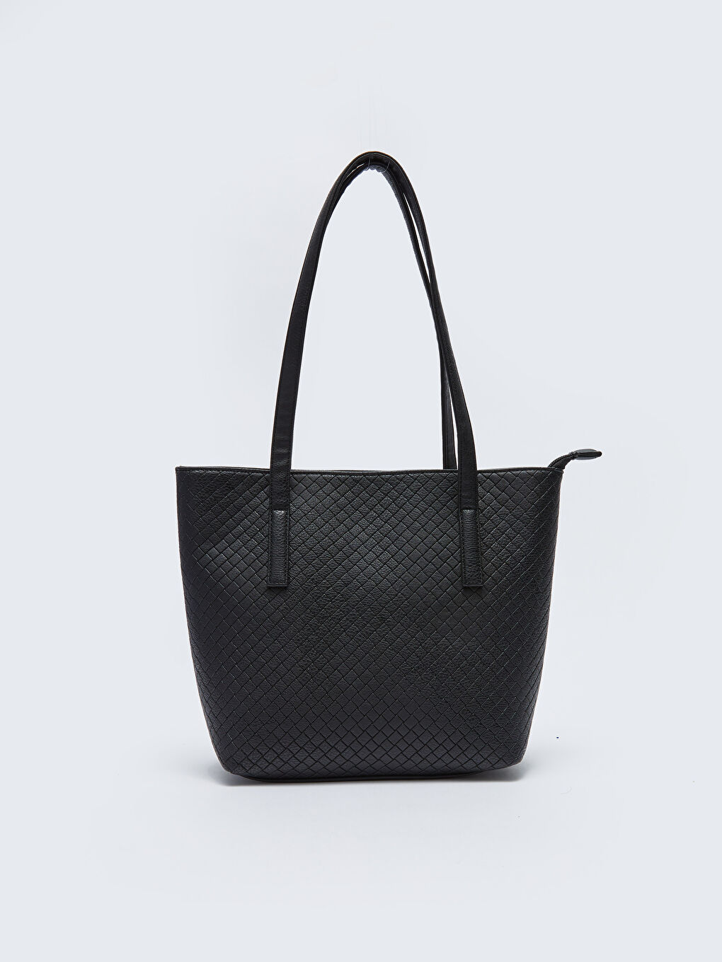 Leather Look Patterned Women Arm Bag-3