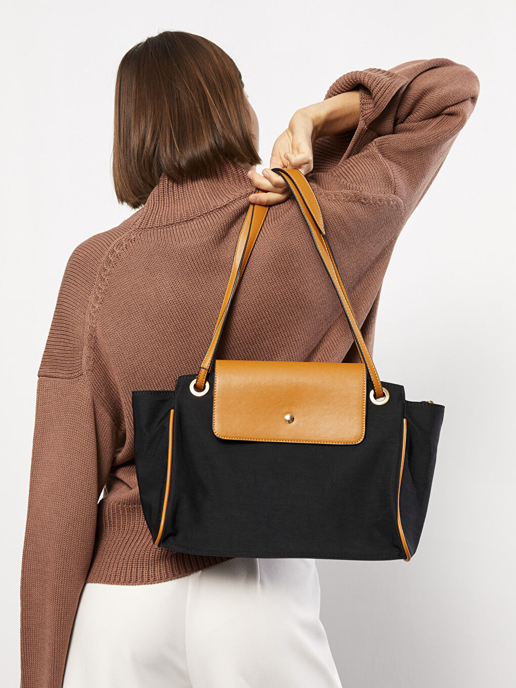LCW ACCESSORIES Renk Bloklu Kadın Kol Çantası -W2EC14Z8-HUC