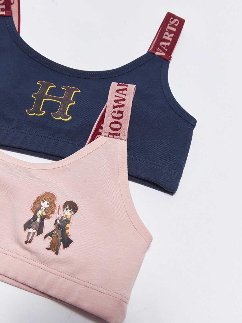 LCW Kids Harry Potter Baskılı Pamuklu Kız Çocuk Büstiyer 2'li -W2EC23Z4-G3K