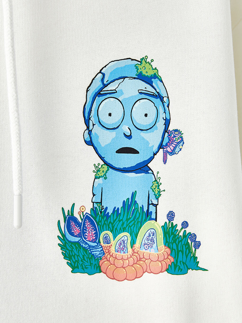 Oversize Hoodie Long Sleeve Rick and Morty Printed Men's Hoodie-8