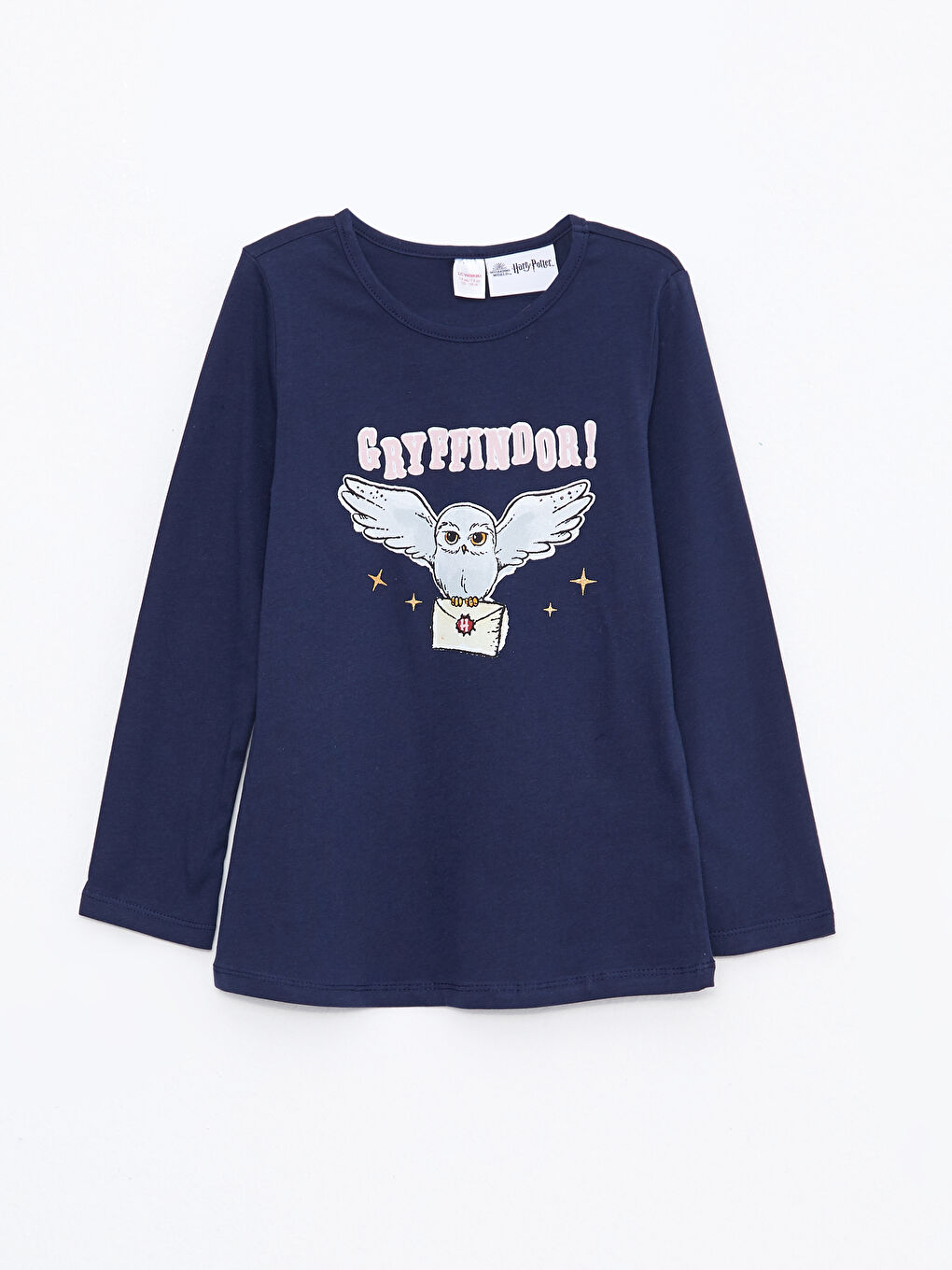 LCW Kids Harry Potter Bedrucktes Langarm Mädchen Pyjama-Set mit Rundhalsausschnitt -W2EC31Z4-HEL