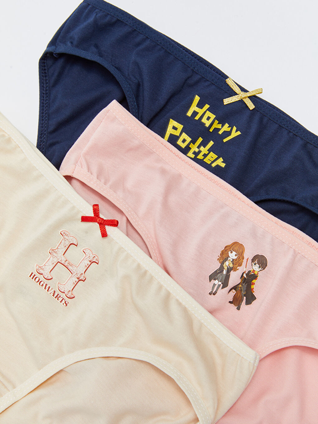 LCW Kids Harry Potter Printed Cotton Girls' Panties 3 Pack -W2EC32Z4-QWF