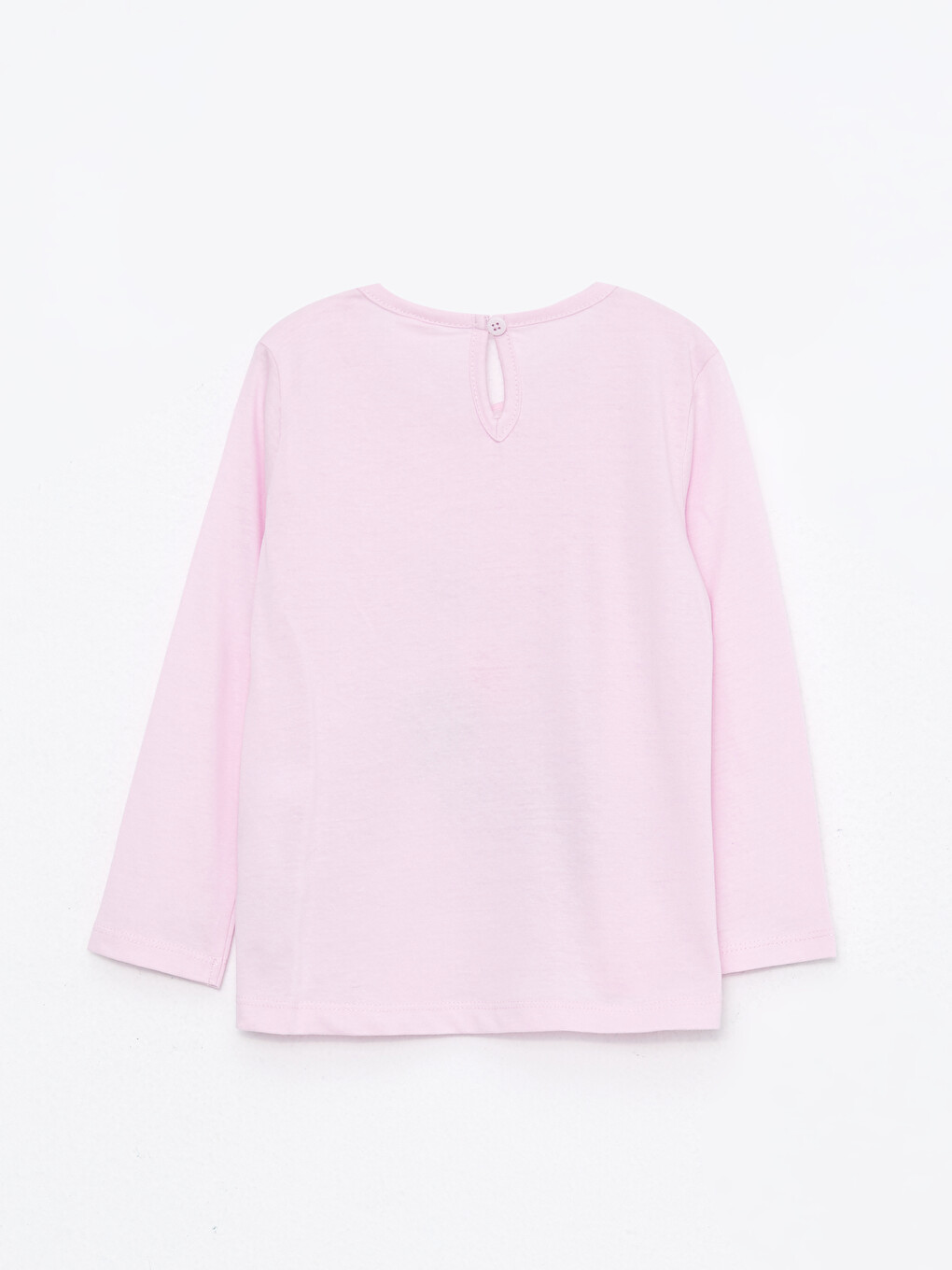 Tricou Bebeluși Fete Din Bumbac Cu Mânecă Lungă Și Guler Rotund Imprimat-1