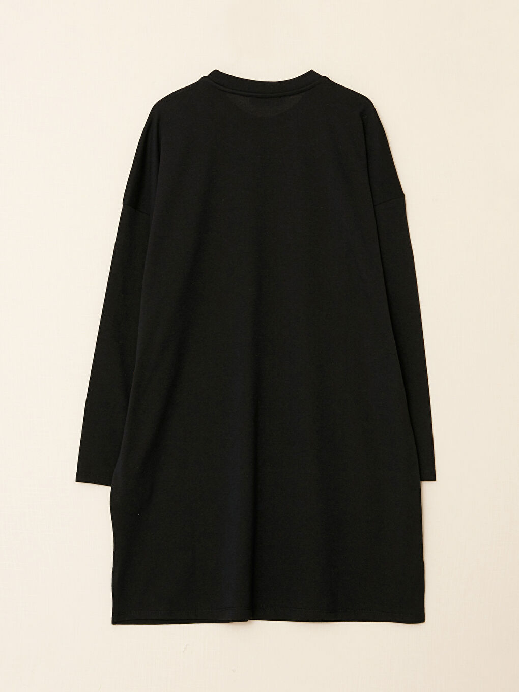 Crew Neck Printed Long Sleeve Women's Tunic-5