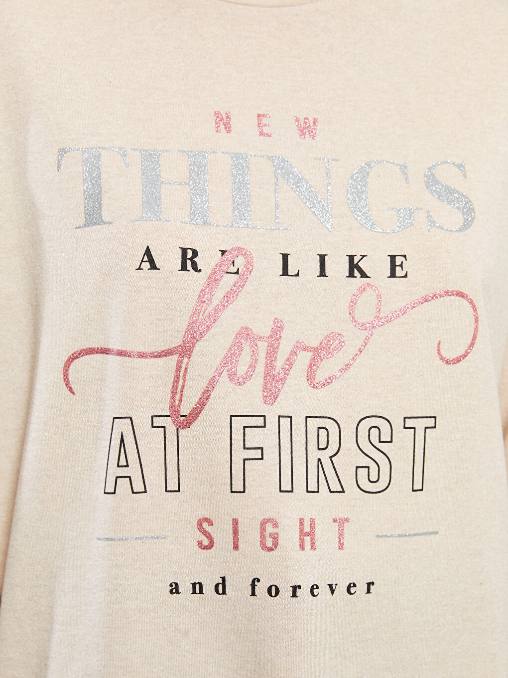 Tunică cu Guler Rotund, Imprimată, Mânecă Lungă pentru Femei-4