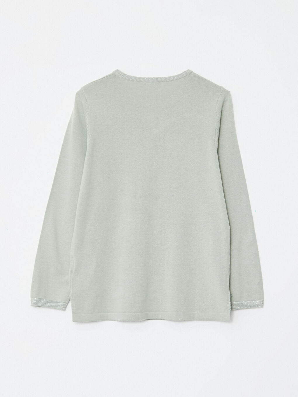 LCW Grace Rundhalsausschnitt Schlicht Langarm Damen Strickpullover -W2EE22Z8-QU3
