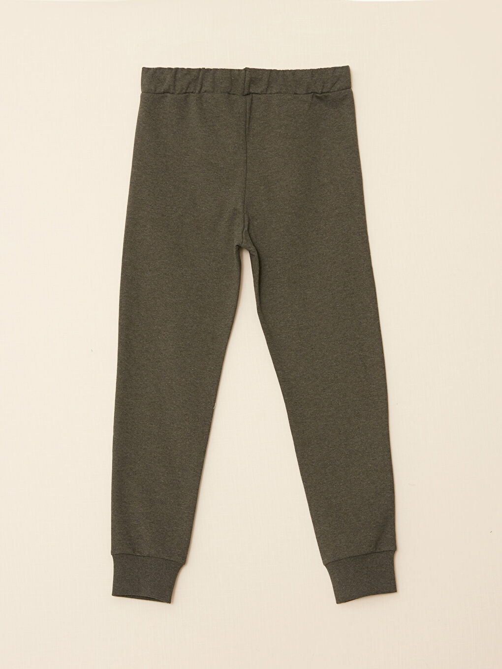 Haki Beli Lastikli Baskılı Erkek Çocuk Jogger Eşofman Altı-1