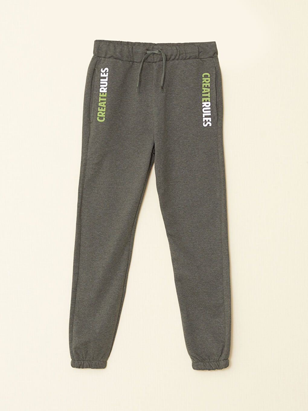 Elastic Waist Printed Boys' Jogger Sweatpants