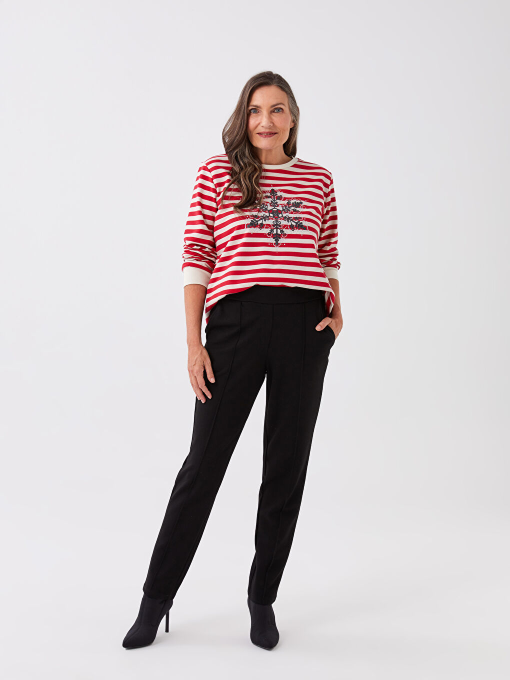 Pantaloni Simpli cu Croială Standard pentru Femei