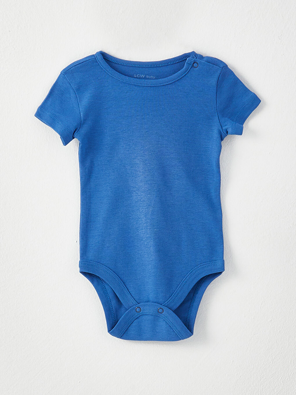 Crew Neck Long Sleeve Basic Baby Boy Snap Fastener Body 5 Pack-4