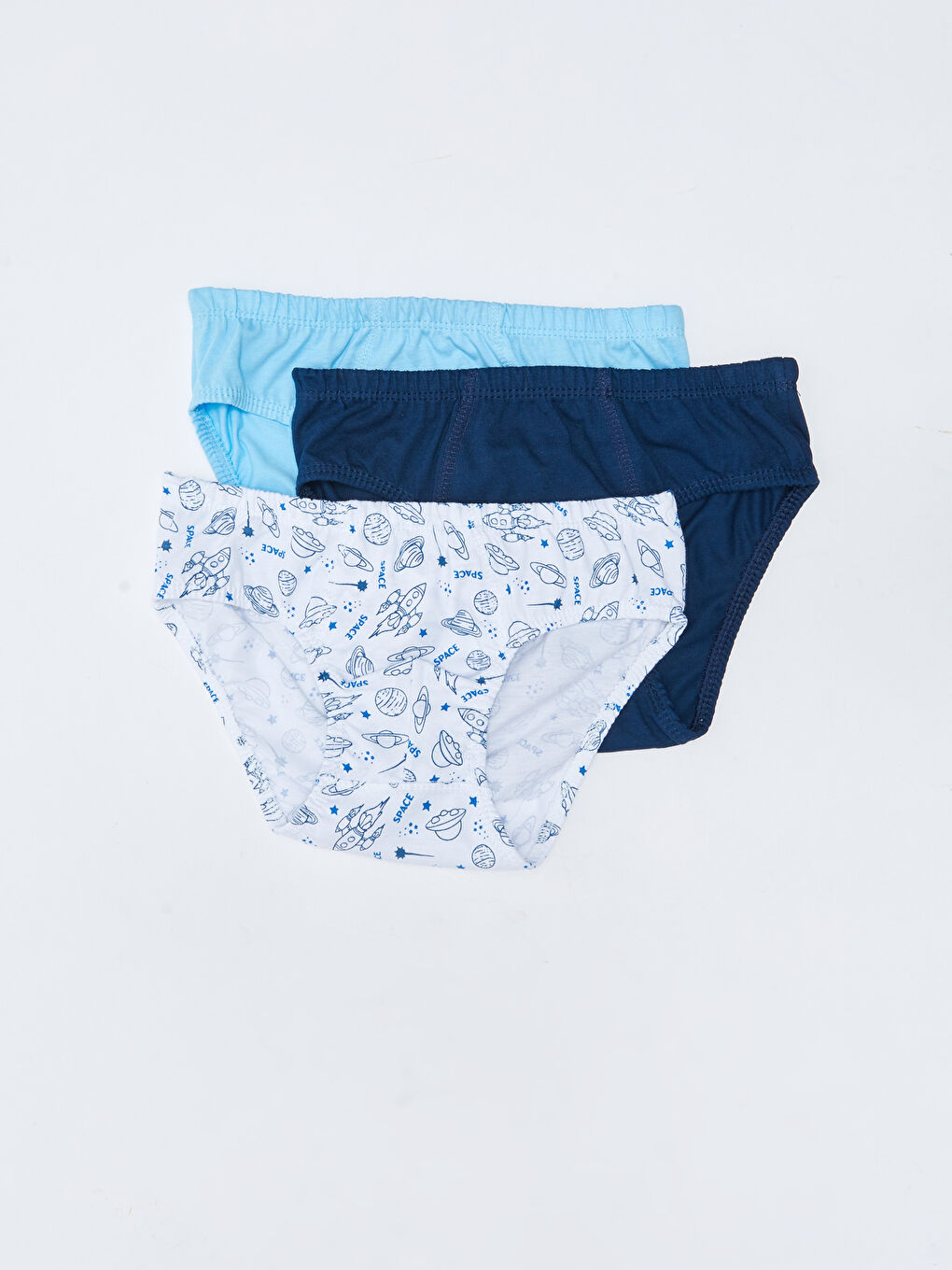 Karışık Pamuklu Erkek Çocuk Külot 3'lü-1