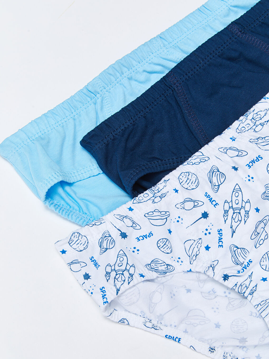 Karışık Pamuklu Erkek Çocuk Külot 3'lü-3