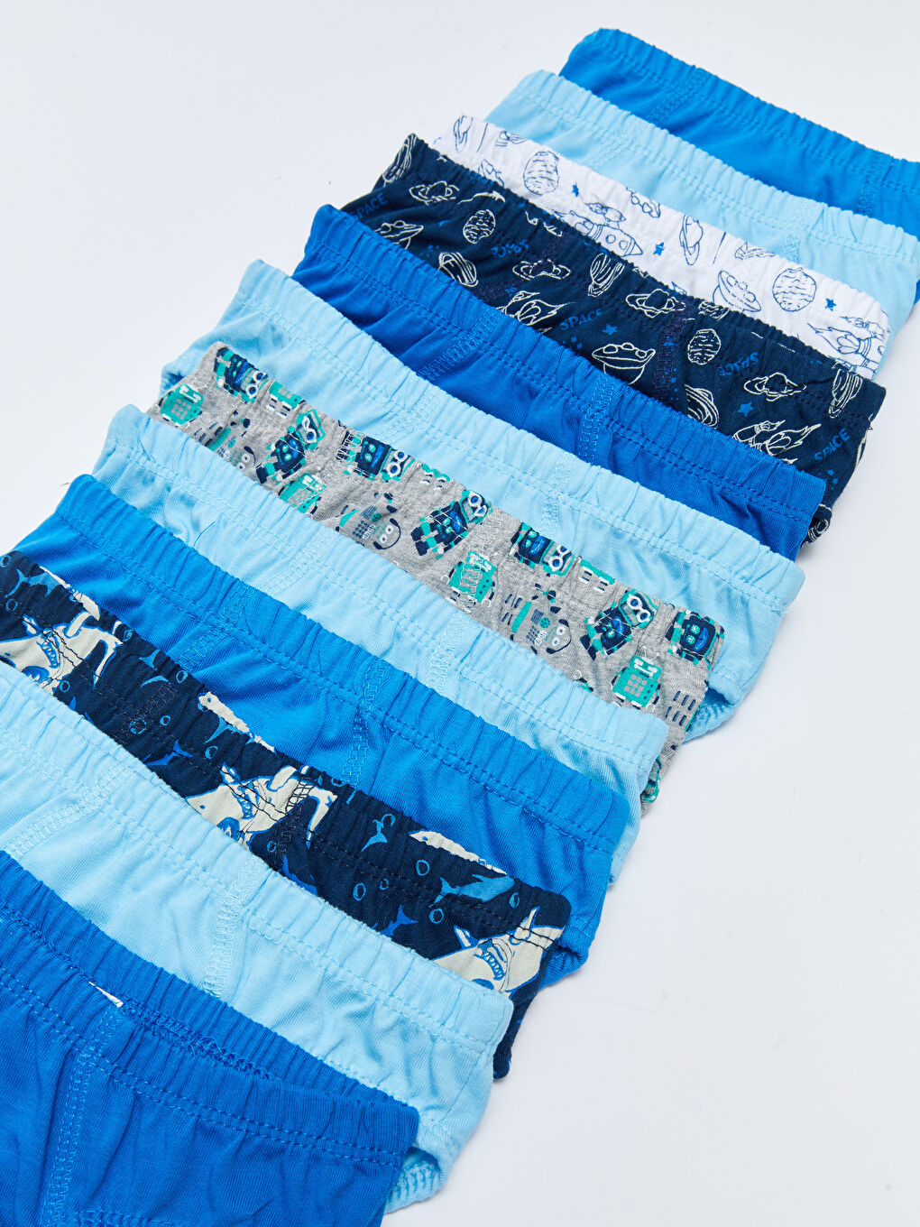 Karışık Pamuklu Erkek Çocuk Külot 3'lü-11