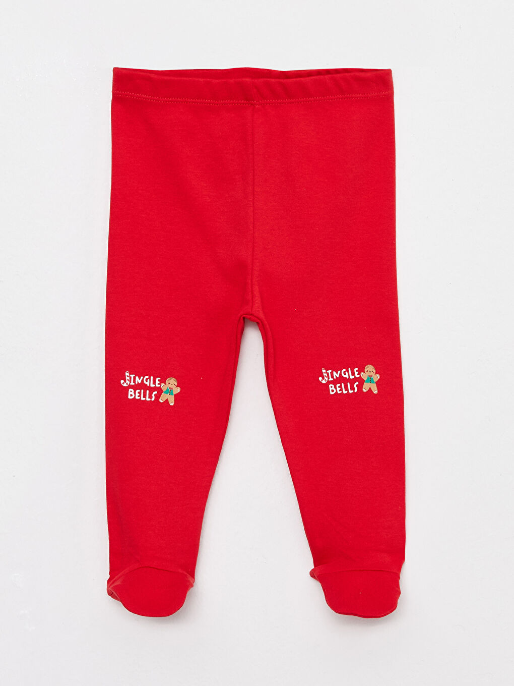 LCW baby Elastic Waist New Year Themed Baby Boy Trousers 2-Pack with Booties -W2EF34Z1-HC3