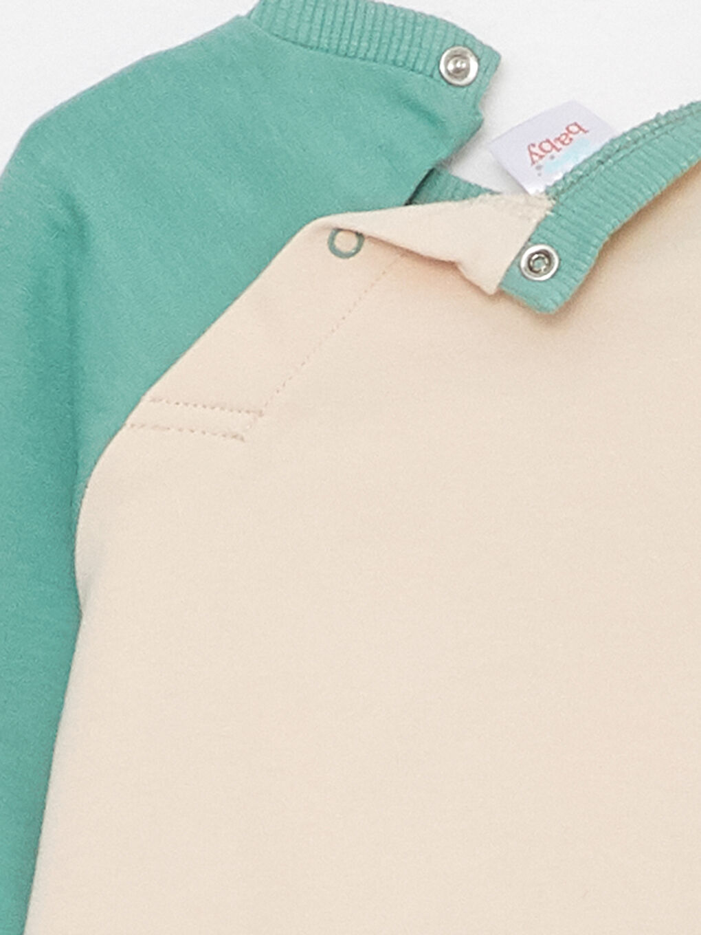 Дөңгелек жағалы ұзын жеңді баспалы ер балаға арналған свитшот пен шалбар 2-лі жинақ-4