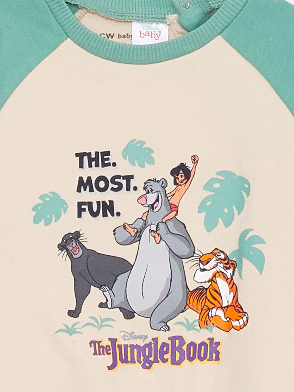 Дөңгелек жағалы ұзын жеңді баспалы ер балаға арналған свитшот пен шалбар 2-лі жинақ-6