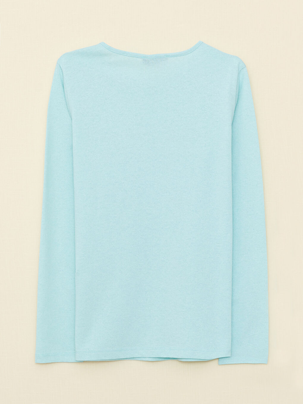 LCW ECO Crew Neck Printed Long Sleeve Women's T-Shirt -W2EF74Z8-SAH