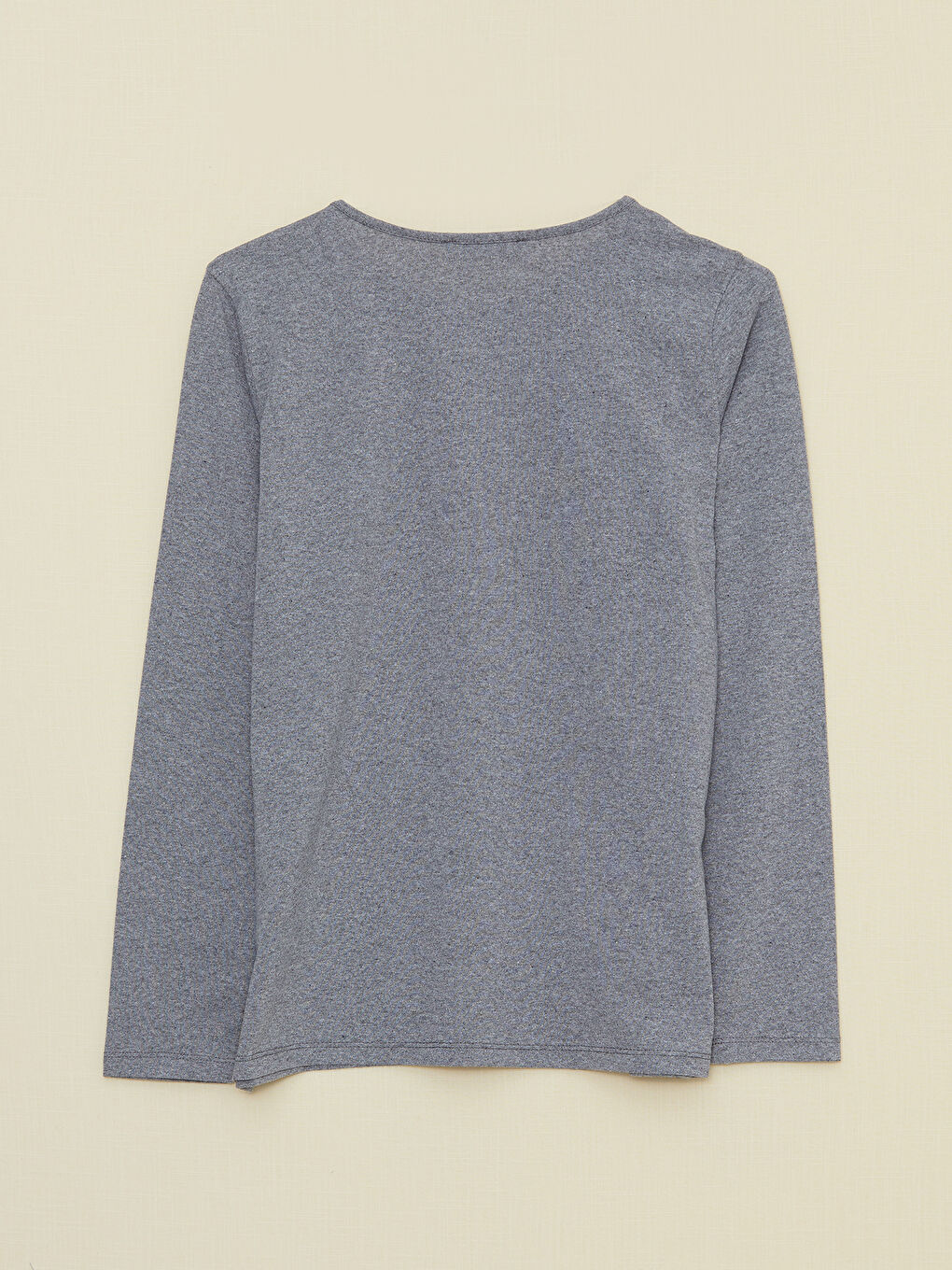 Crew Neck Printed Long Sleeve Women's T-Shirt-6