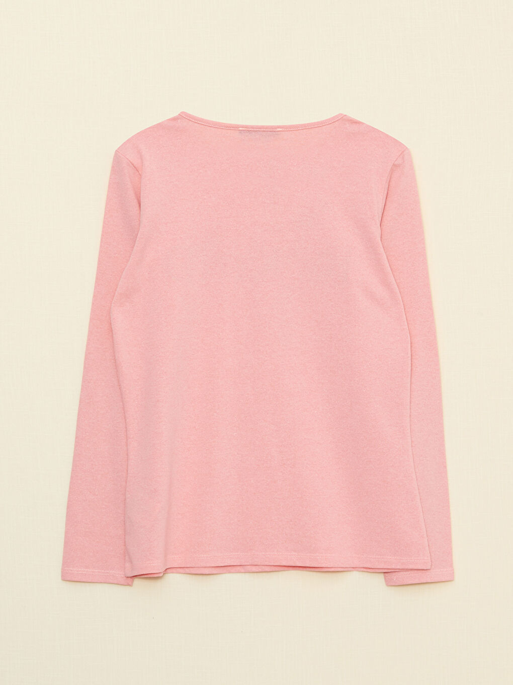 Crew Neck Printed Long Sleeve Women's T-Shirt-6