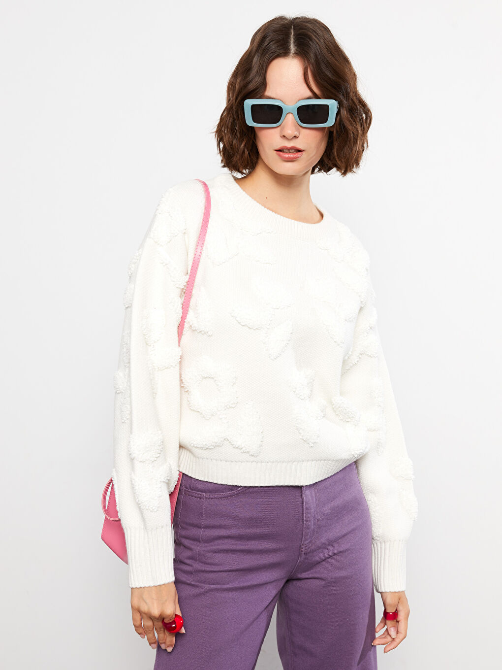 Žena EKRU Džemper -1