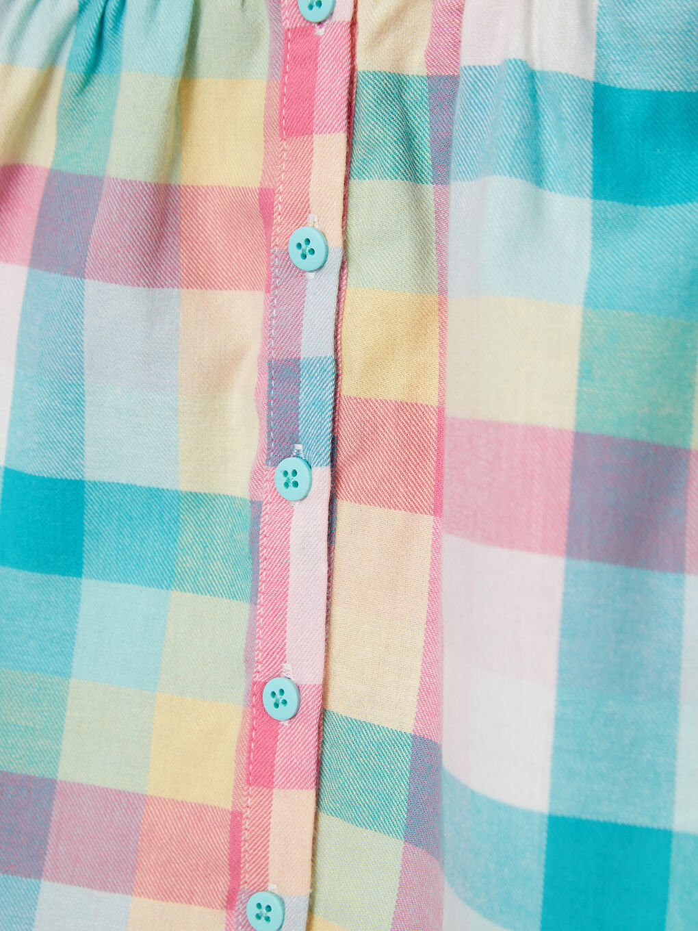 Crew Neck Long Sleeve Patterned Baby Girl Shirt-1