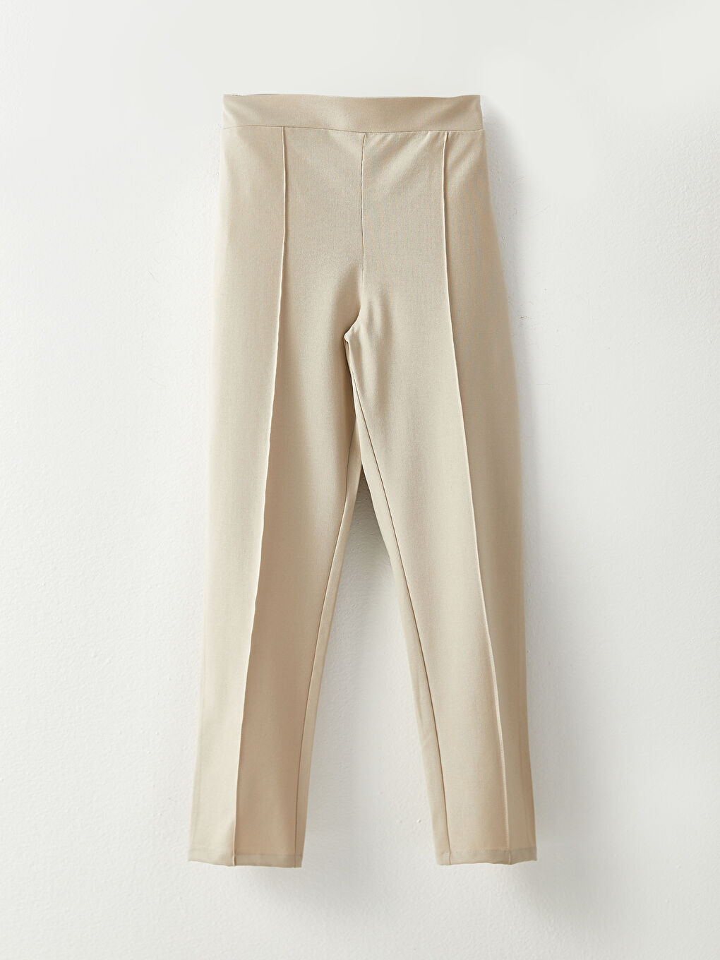 Women's Relaxed Fit Plain Trousers-5