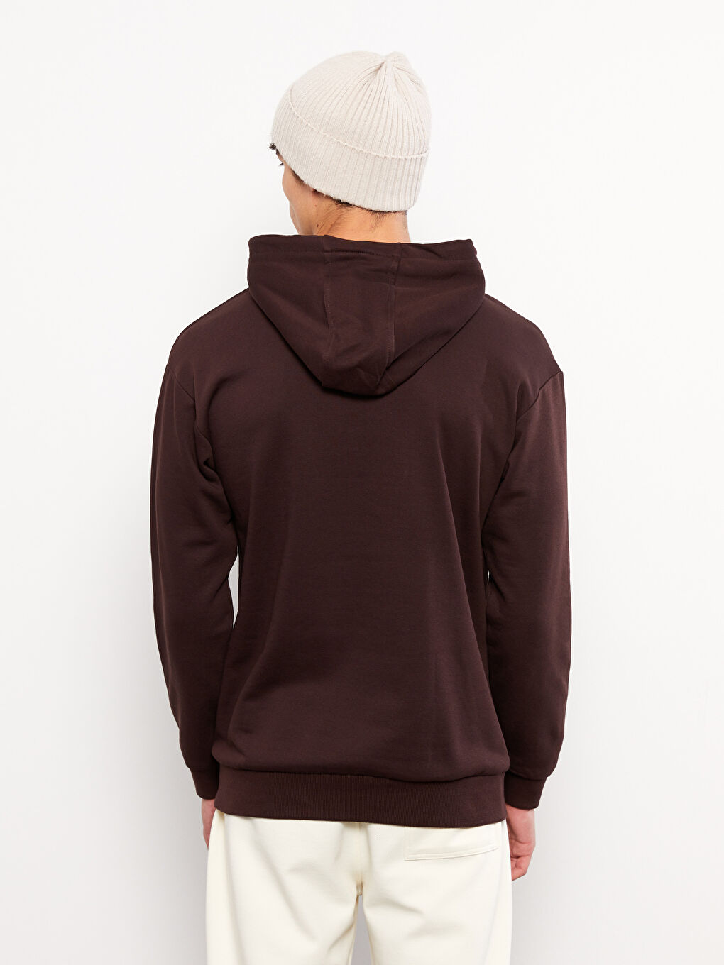 Long Sleeve Printed Men's Thick Hoodie-5