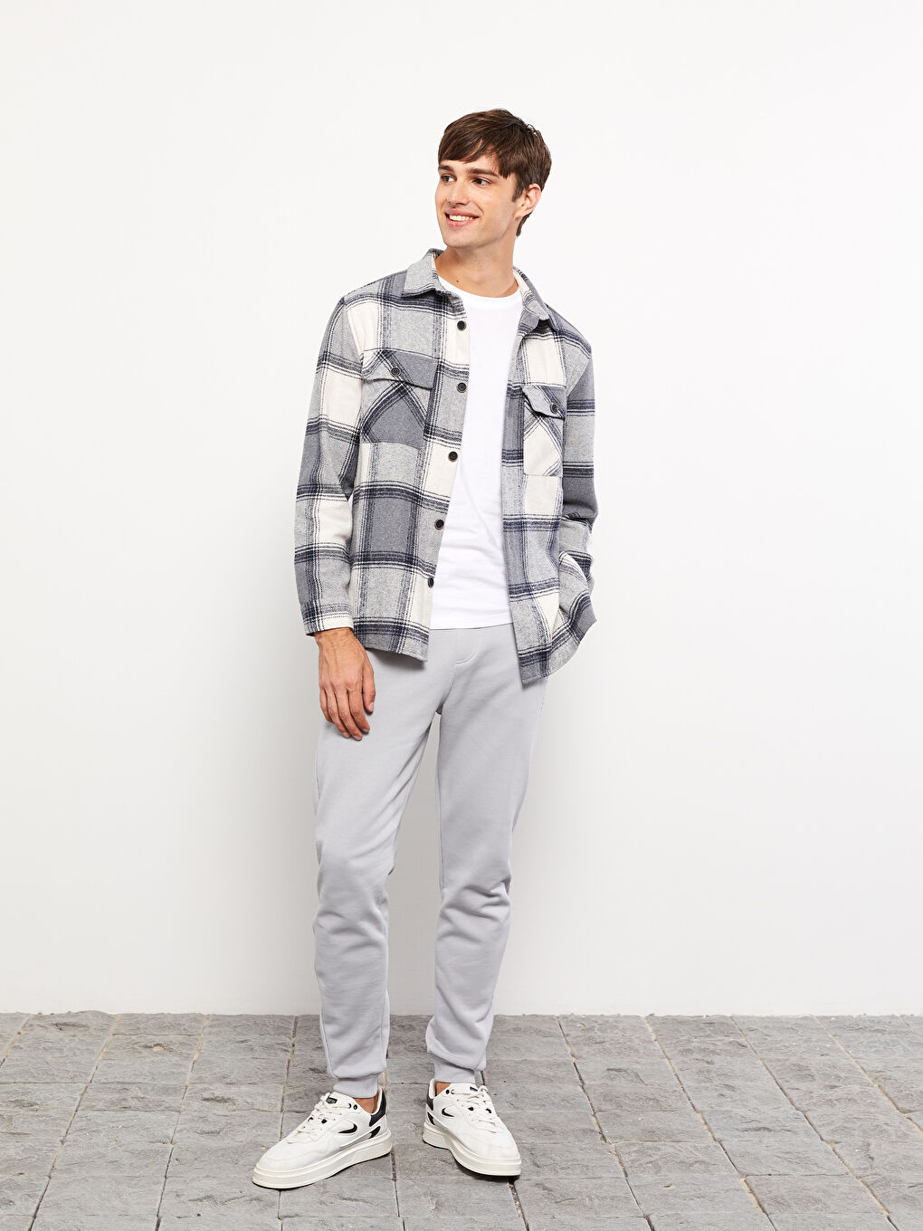 Slim Fit Men's Thick Jogger Sweatpants -W2EH74Z8-FLG