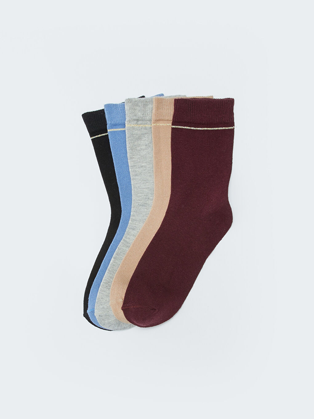 LCW DREAM Glitter Detailed Women's Socks 5 Pack -W2EH92Z8-J0S