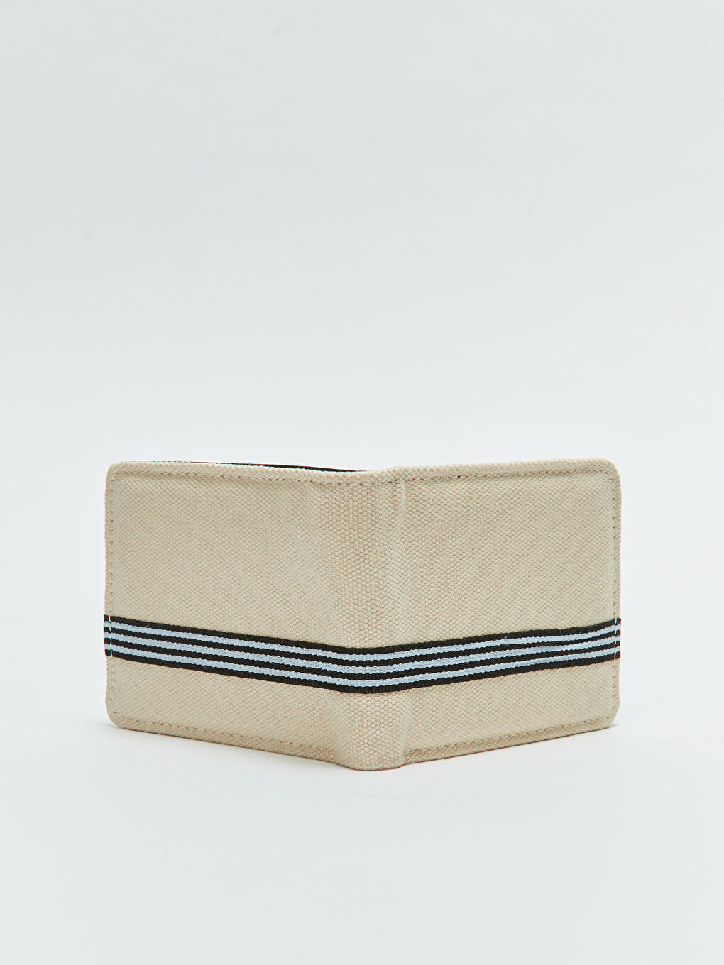 Ekru Çizgili Erkek Cüzdan-1