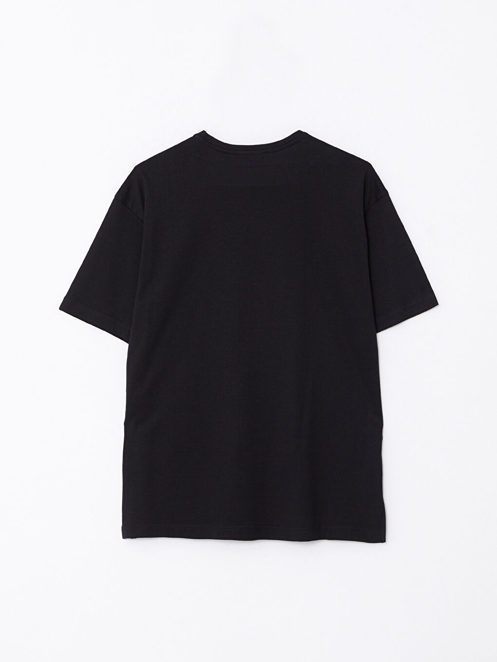 Tricou de Damă din Bumbac cu Mânecă Scurtă și Guler Rotund-6