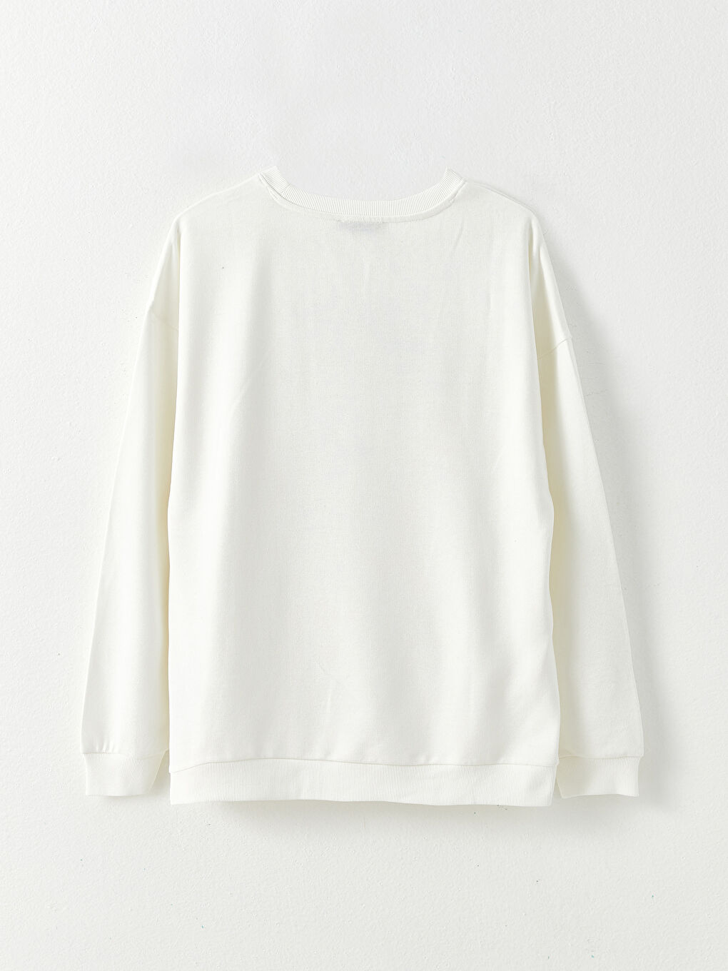 Crew Neck Printed Long Sleeve Women's Sweatshirt-6