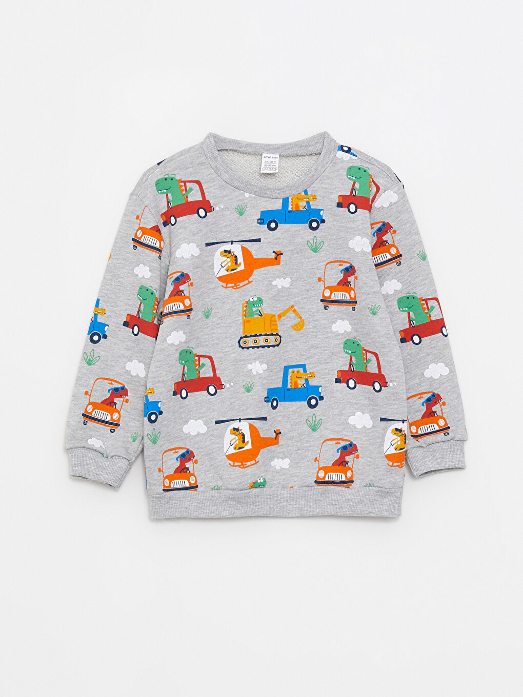Crew Neck Long Sleeve Printed Baby Boy Sweatshirt 2-Pack-2