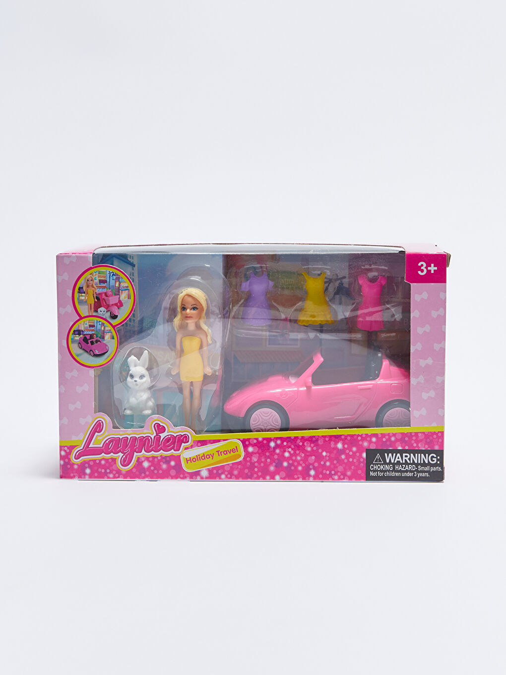 Arabalı ve Köpekli Oyuncak Bebek-2