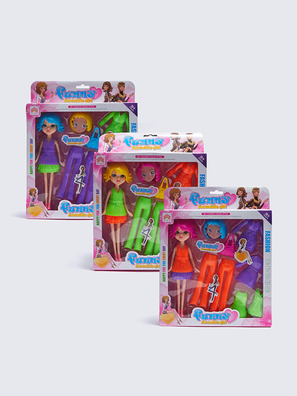 Set de Jucării Garderobă Rochii Fetițe