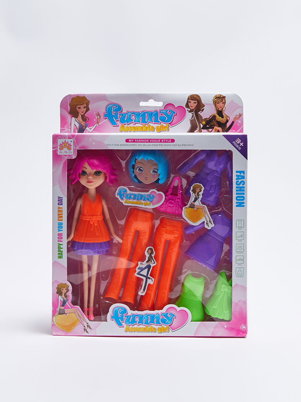 Set de Jucării Garderobă Rochii Fetițe-1