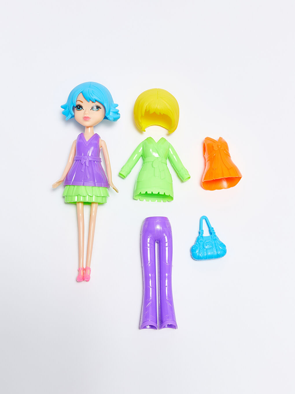 Set de Jucării Garderobă Rochii Fetițe-5