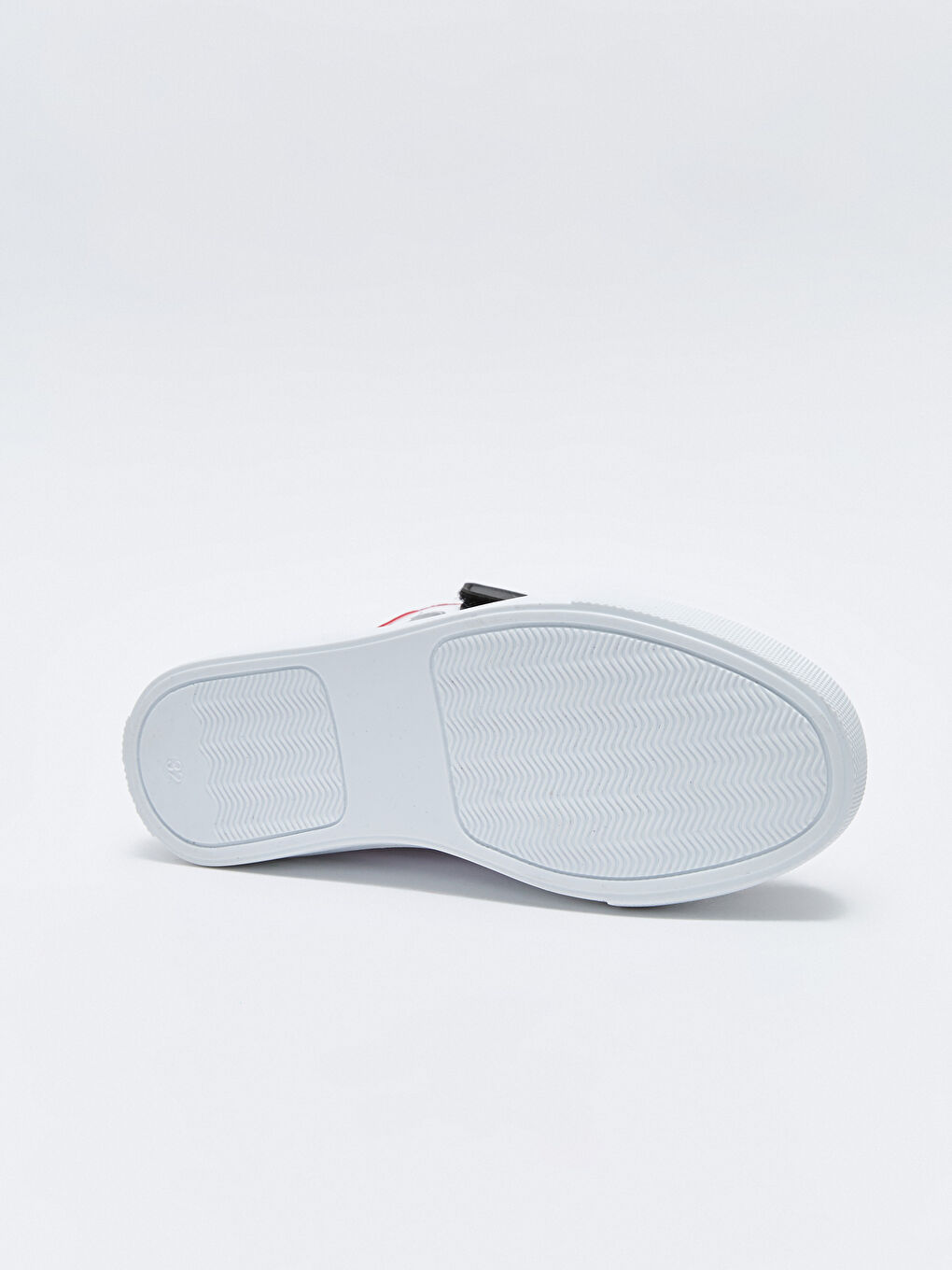 Beyaz Mickey ve Minnie Mouse Baskılı Cırt Cırtlı Bilek Boy Kız Çocuk Spor Ayakkabı.-3